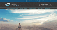 Desktop Screenshot of loganeyeinstitute.com
