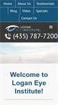 Mobile Screenshot of loganeyeinstitute.com